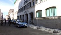 Reggio Calabria, l'uscita dalla Questura dell'imprenditore edile dopo il maxi sequestro di stamattina