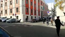 Reggio Calabria: le immagini degli arrestati che lasciano la caserma dei Carabinieri