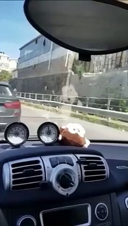 Le immagini dell'incidente in tangenziale a Reggio Calabria