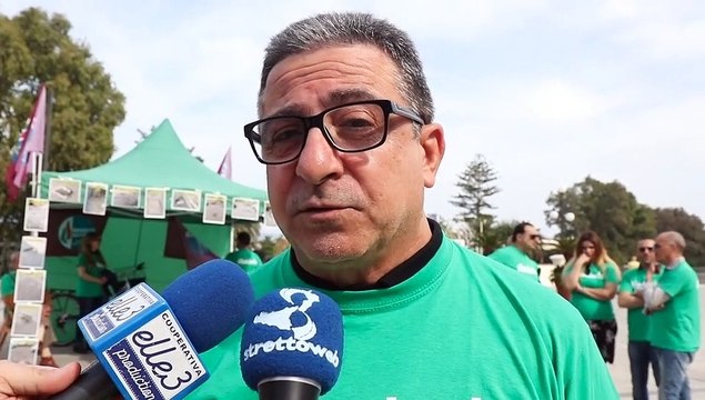 Reggio Calabria, manifestazione Basta buche , intervista a Franco GermanÃ²