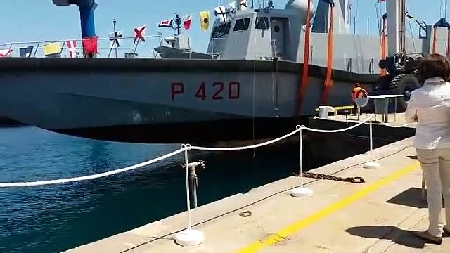 Messina, le immagini del varo nella nave Cabrini