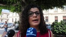 Sit-in di protesta contro il blocco dei porti italiani, intervista a Celeste Logiacco Segretario CGIL Piana di Gioia Tauro