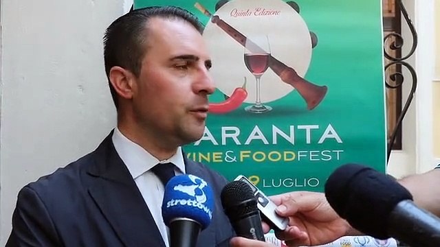 Reggio Calabria: presentata la quinta edizione del Taranta Wine&FoodFest, intervista a Demetrio Marino, delegato al Turismo