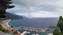 Palmi, il secondo tornado tocca terra sulla Costa Viola