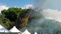 Reggio Calabria: incendio alle bancarelle di Festa di Madonna a Pentimele