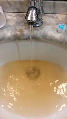 Reggio Calabria: ecco l'acqua che esce dai rubinetti delle abitazioni