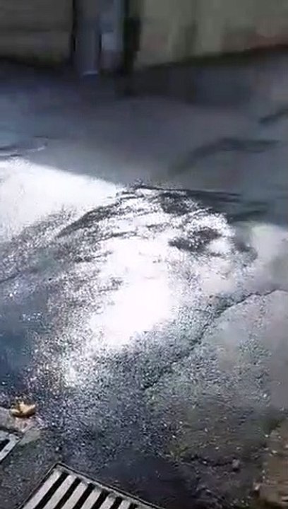 Reggio Calabria: grossa perdita d'acqua a Pellaro