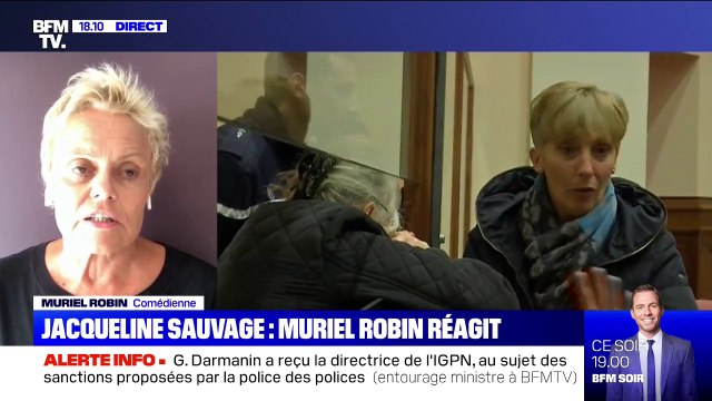 Muriel Robin à propos de Jacqueline Sauvage: Elle est devenue un symbole, elle m'a passé quelque chose