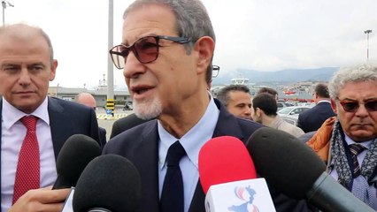 Trasporti sullo Stretto, Caronte&Tourist inaugura il nuovo ferry "Elio": l'intervista al governatore Musumeci
