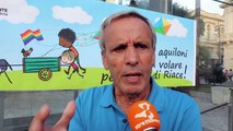 Reggio Calabria: presidio di solidarietÃ  per Mimmo Lucano a Piazza Italia, intervista a Nuccio BarillÃ  di Legambiente