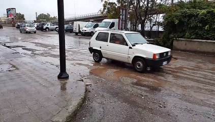 Reggio Calabria, ecco le condizioni di via Nazionale Pentimele