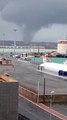 Il tornado di Crotone visto dal porto della cittÃ  pitagorica