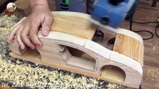 Wood Carving - Bugatti Chiron - Wood Art