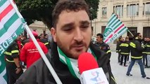 Reggio Calabria: sit-in di protesta dei Vigili del Fuoco, intervista ad Antonino Stilo (Fsn Cisl)
