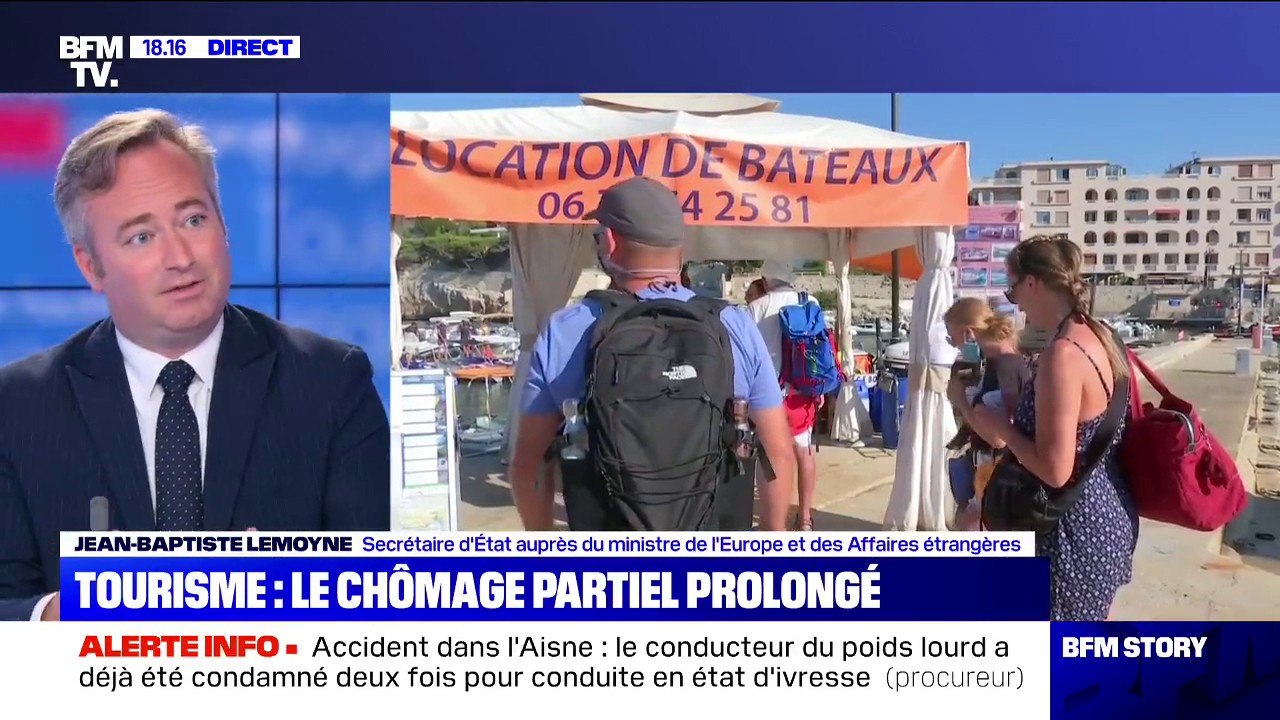 Tourisme: Jean-Baptiste Lemoyne affirme que "7 Français sur 10 cet été vont rester en France"