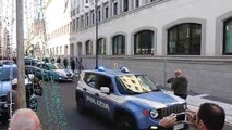 Reggio Calabria, maxi operazione anti â€˜ndrangheta: l'uscita degli arrestati dalla Questura