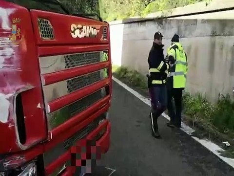Tragico incidente sull'A18 Catania-messina: le immagini