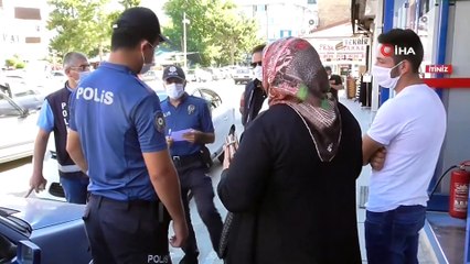 Polisi Görünce Taktıkları Maske Cezadan Kurtaramadı