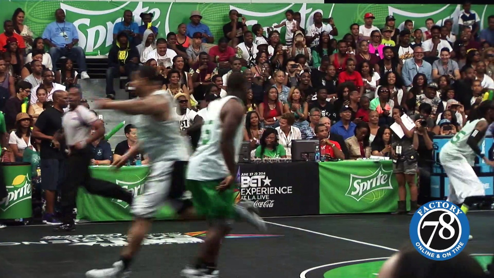 ⁣Celebrity Basketball Game at BET Awards 2014