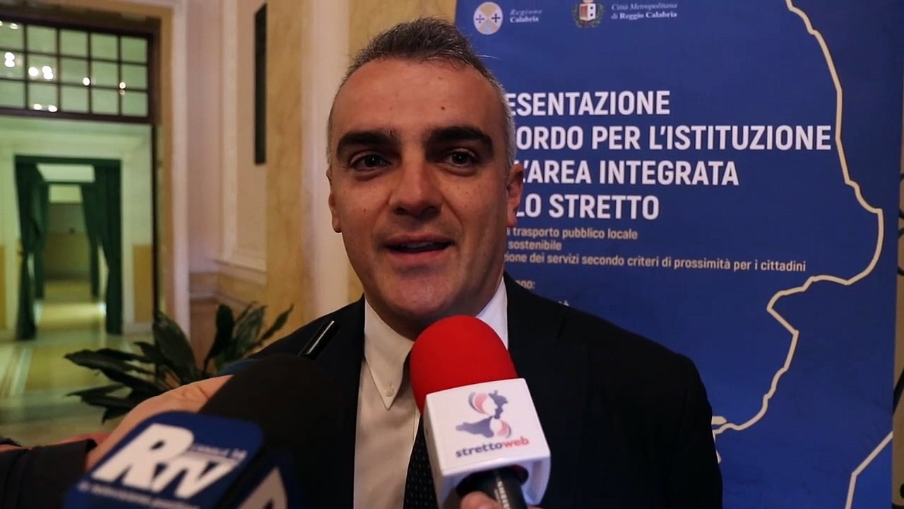 Reggio Calabria: presentato lâ€™accordo per lâ€™Area Integrata dello Stretto. L'Assessore Marino: "intesa storica"