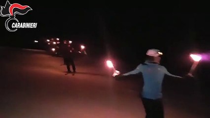 Le "Fiaccole della legalitÃ " hanno illuminato la notte di Camigliatello Silano, le immagini