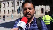 Reggio Calabria, i lavoratori di IdroReghion protestano contro il Comune