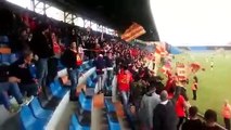 Acr Messina-Matelica: le immagini dei tifosi peloritani a Latina per la finale di Coppa Italia
