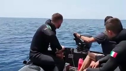 Neutralizzata una bomba dâ€™aereo tedesca nelle acque di Portopalo di Capo Passero (SR)