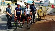 Messina, l'impresa del Vicebrigadiere Daniele Battelli: un viaggio in bici per ricordare il collega morto per infarto
