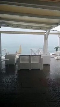 Ferragosto di maltempo in Calabria, violento temporale a Tropea