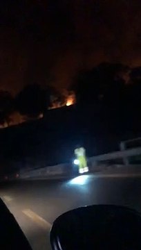 Reggio Calabria, 3 incendi tengono con il fiato sospeso la cittÃ nella notte, le immagini