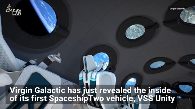 Virgin Galactic Unveils Cabin Interior of Spaceship for Tourists