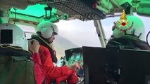 Esplosione Stromboli: le immagini della ricognizione del capo del Corpo nazionale dei Vigili del Fuoco