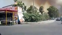 Caldo estremo in Sicilia,  42Â°C a Catania devastante incendio alla Plaia, bagnanti evacuati con i gommoni