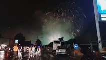 Maltempo a Palermo, temporale arriva sulla cittÃ  durante i fuochi d'artificio per la festa di Santa Rosalia
