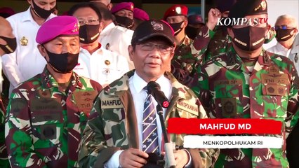 Menkopolhukam Kunjungi Markas Korps Marinir Cilandak