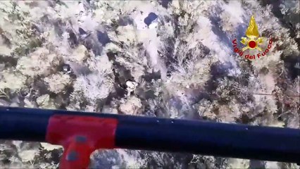 Giovane escursionista romano salvato a Vulcano, le immagini