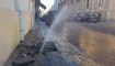 Reggio Calabria: geyser in via San Francesco da Paola