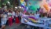 Reggio Calabria, il corteo Gay Pride parte sul Lungomare con il Sindaco FalcomatÃ  in prima fila