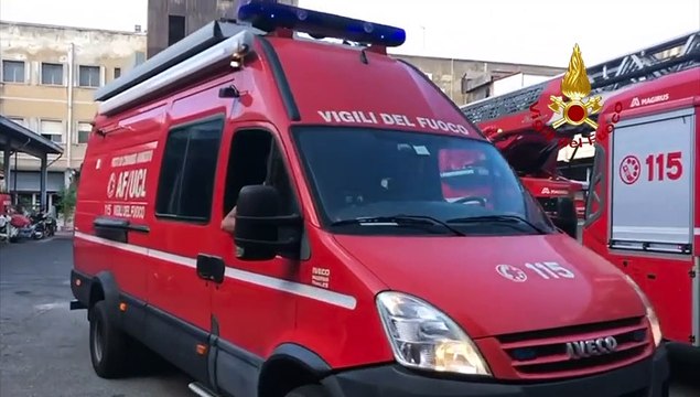 Messina, le immagini delle ricerche in corso per una persona scomparsa da sabato