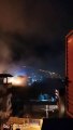 Reggio Calabria, le drammatiche immagini dell'incendio di contrada Morloquio