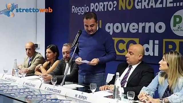 Reggio Calabria, l'on. Francesco Cannizzaro: tir al porto responsabilitÃ di FalcomatÃ , ma se fa ricorso al Tar saremo con lui