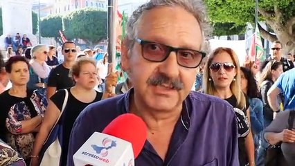 Reggio Calabria, protesta dei lavoratori dello Studio Radiologico di Siderno, le parole del dipendente Corrado Galluzzo