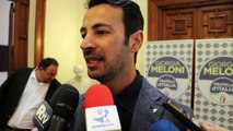 Reggio Calabria, conferenza stampa di Fratelli d'italia. Intervista al capogruppo Antonio Pizzimenti