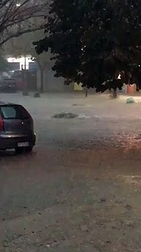 Forte pioggia a Reggio Calabria, le immagini del Viale Europa allagato