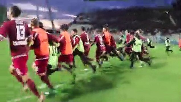 Reggina-Viterbese 1-0, grande festa sotto la Curva Sud