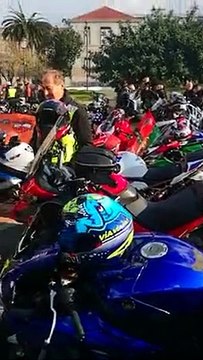 Reggio Calabria: 300 motociclisti in cittÃ per l'Hospice, le immagini