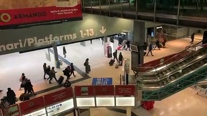Coronavirus: le drammatiche immagini dalla stazione di Milano nella notte