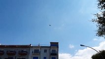 Reggio Calabria, il drone anti-Coronavirus della Polizia Municipale su piazza Garibaldi