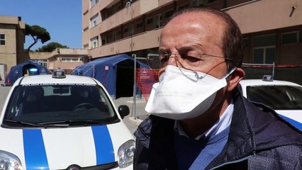 Coronavirus, omaggio della Polizia Municipale ai medici dei Riuniti: intervista all'assessore Zimbalatti